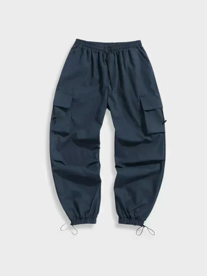 Men's Relaxed Fit Toggle Cuff Cargo Trousers