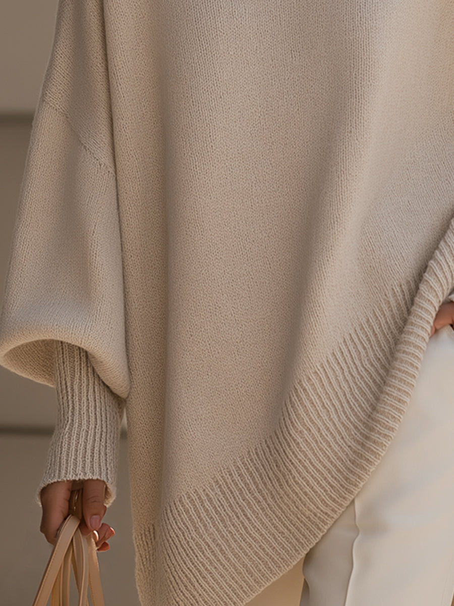 Slouchy Knit Lounge Pullover