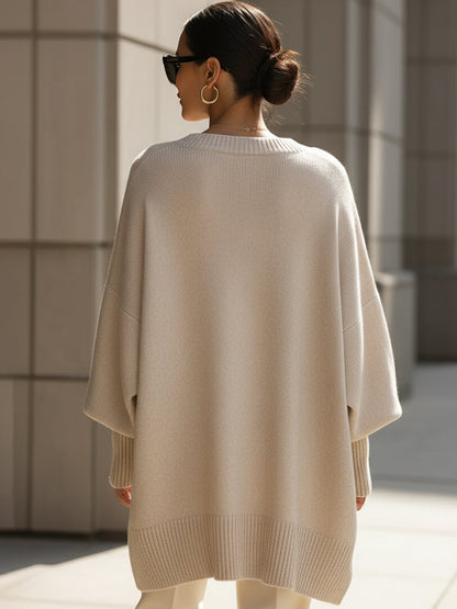 Slouchy Knit Lounge Pullover