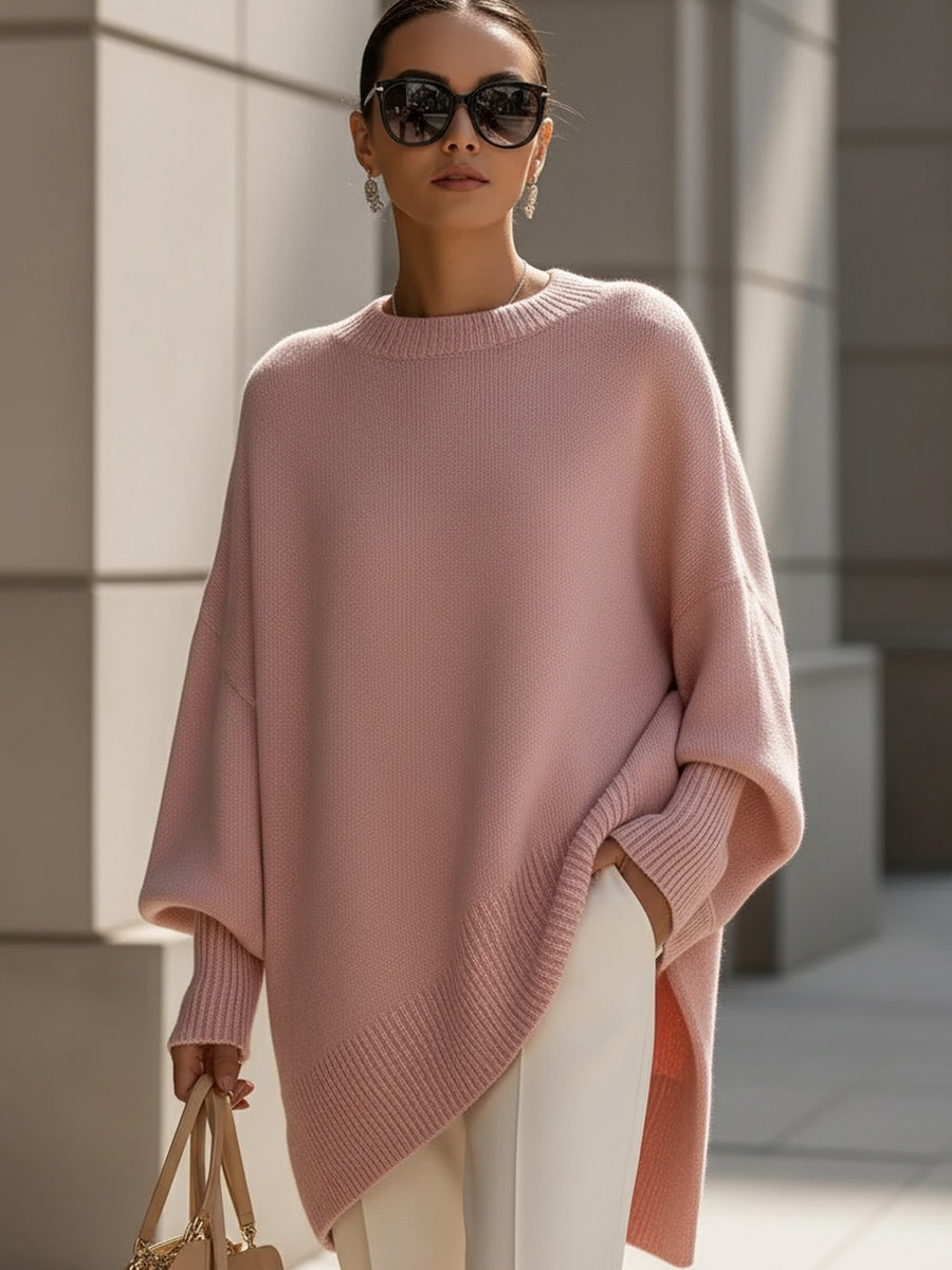 Slouchy Knit Lounge Pullover