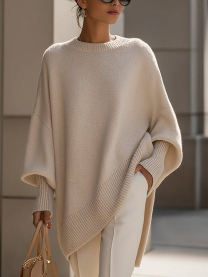 Slouchy Knit Lounge Pullover
