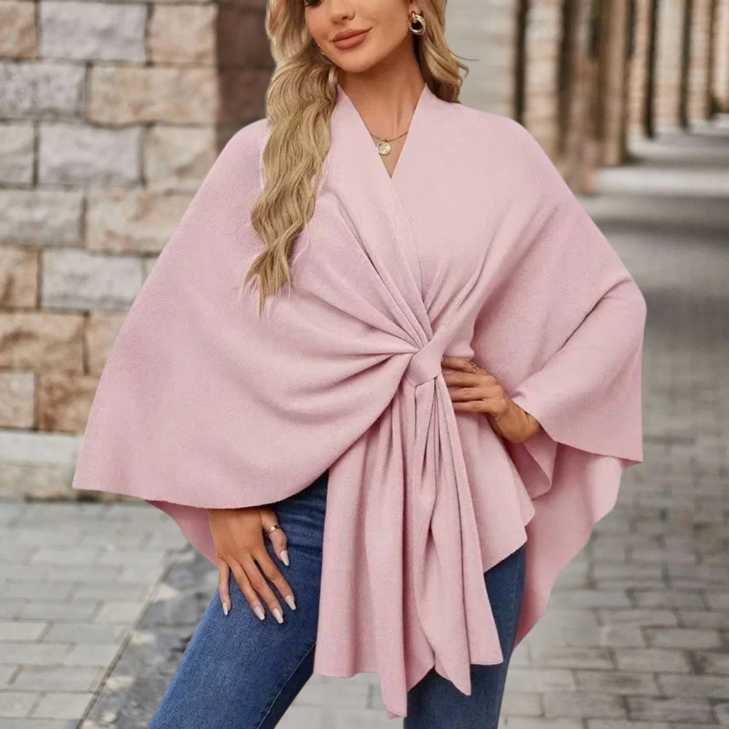 Draped Twist-Front Relaxed Top