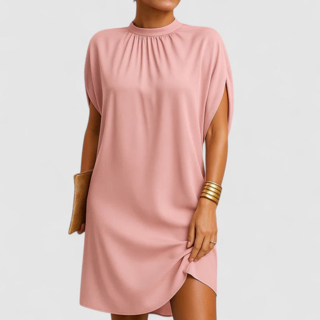 Minimalist Relaxed Shift Dress with Shorts
