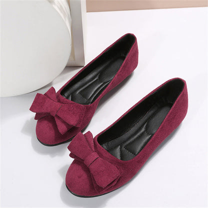 Women's Bow-Detail Slip-On Ballerina Flats