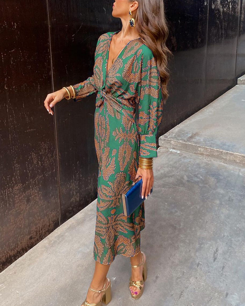 Women's Floral A-Line Maxi Dress for Special Occasions