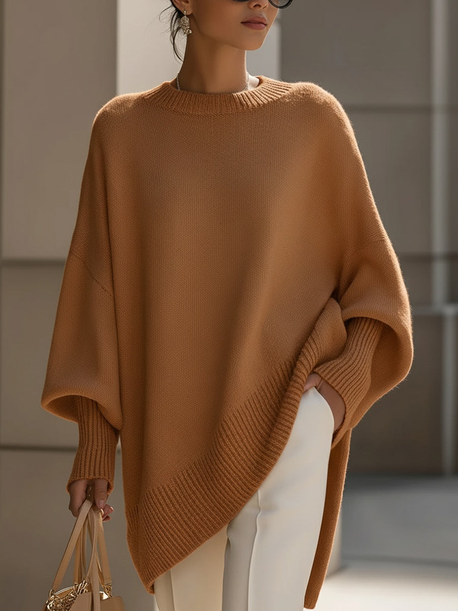 Slouchy Knit Lounge Pullover