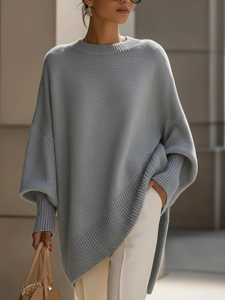 Slouchy Knit Lounge Pullover