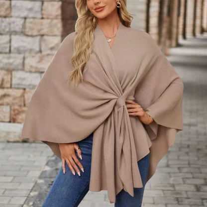 Draped Twist-Front Relaxed Top