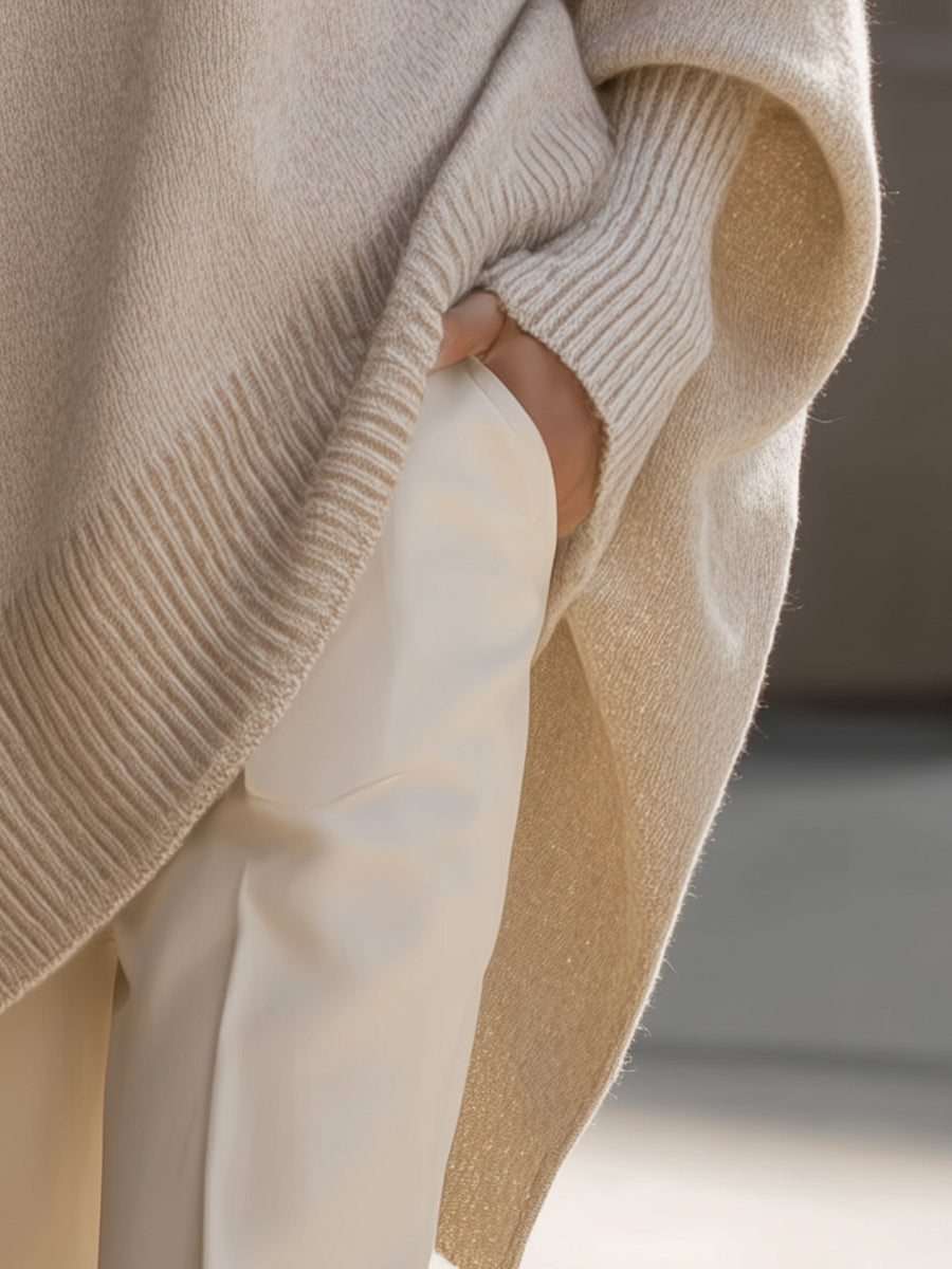 Slouchy Knit Lounge Pullover