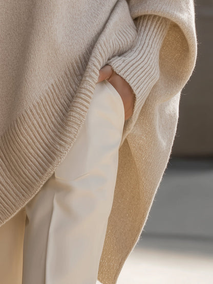Slouchy Knit Lounge Pullover