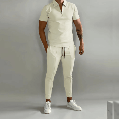 Men's Quarter-Zip Top and Trousers Co-Ord Set