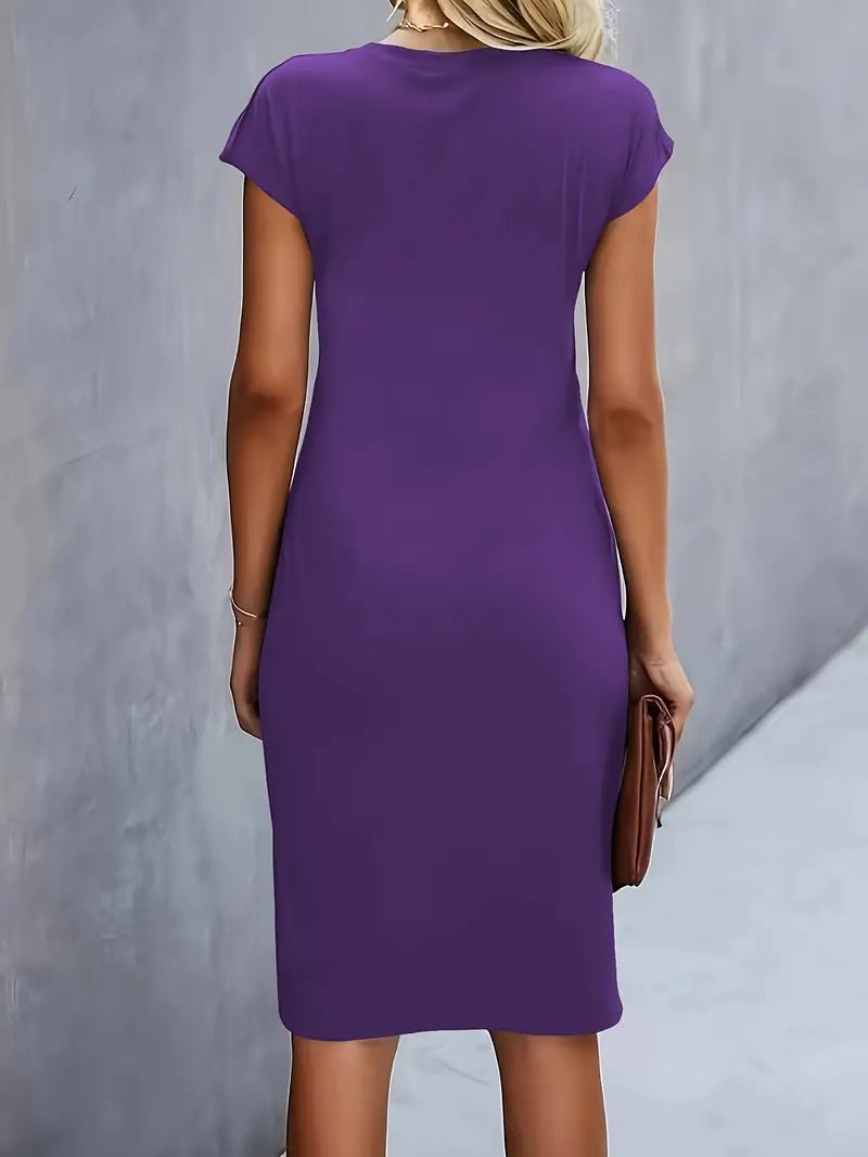 Streamlined Tailored Midi Dress