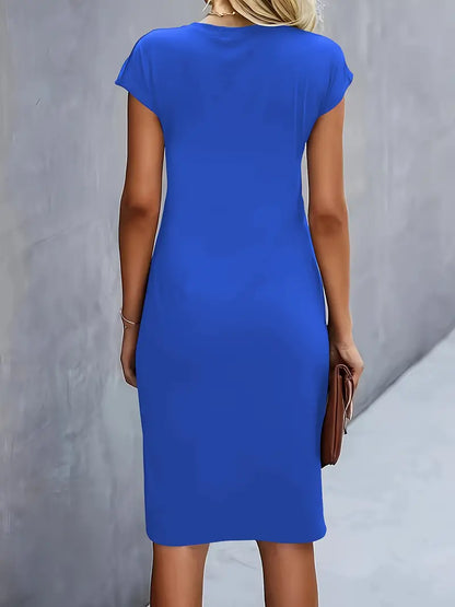 Streamlined Tailored Midi Dress