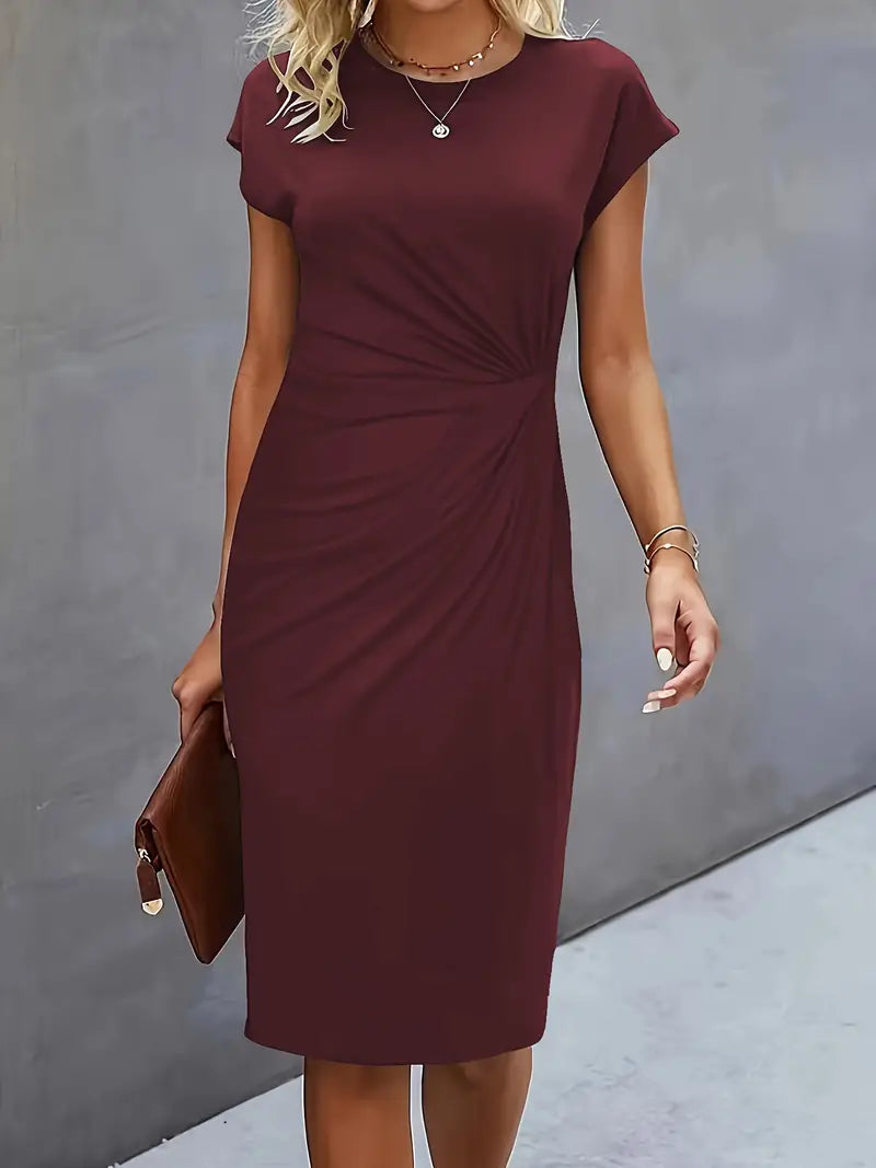Streamlined Tailored Midi Dress