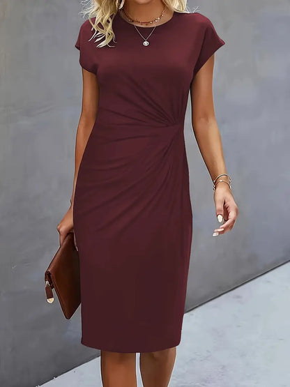 Streamlined Tailored Midi Dress