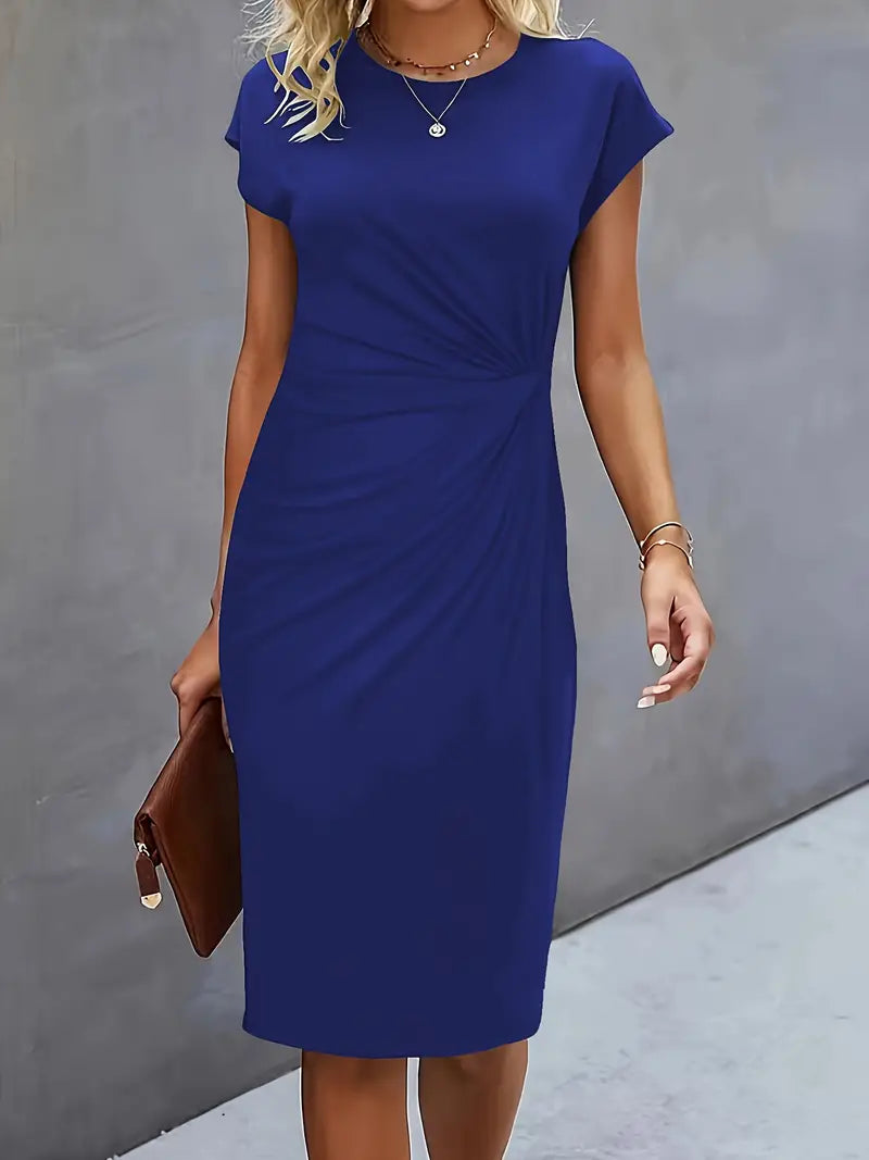 Streamlined Tailored Midi Dress