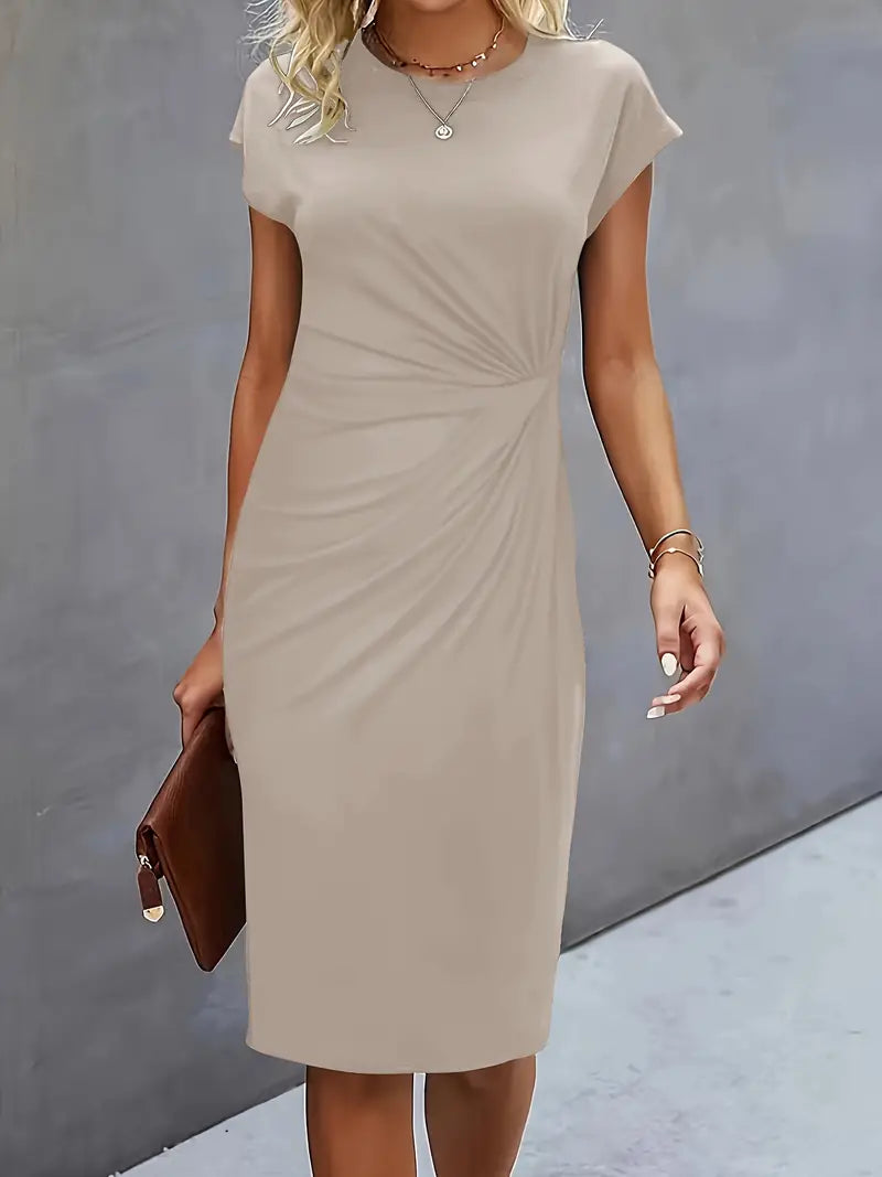 Streamlined Tailored Midi Dress