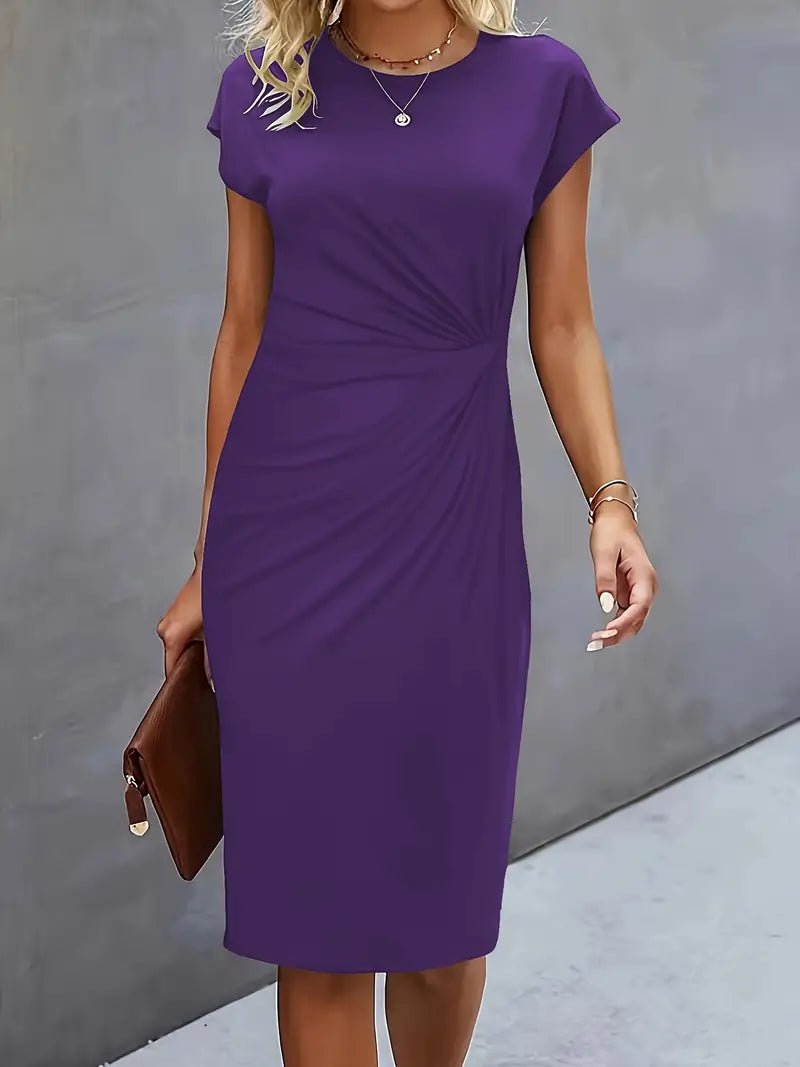 Streamlined Tailored Midi Dress