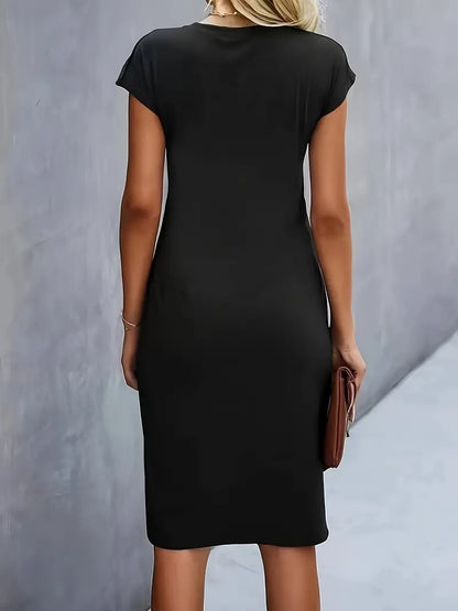 Streamlined Tailored Midi Dress