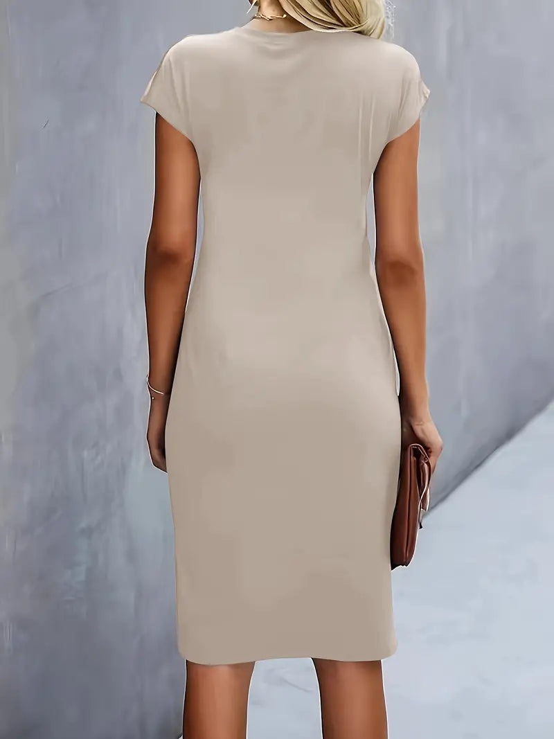 Streamlined Tailored Midi Dress