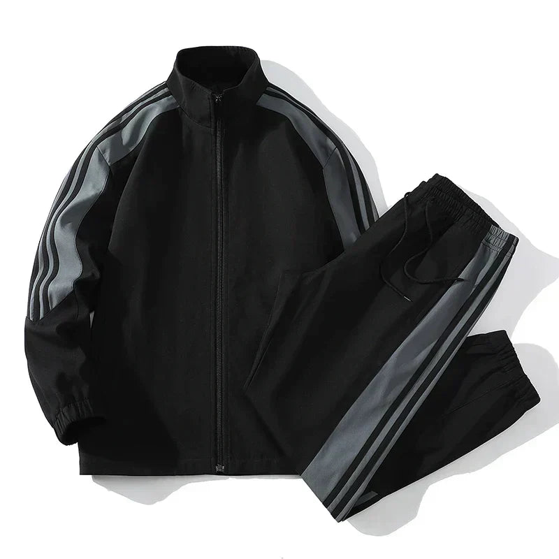 Men's Full-Zip Track Jacket and Joggers Set