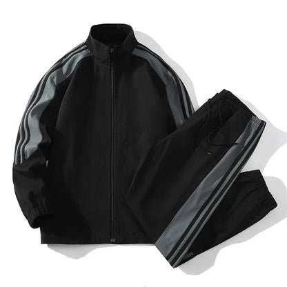 Men's Full-Zip Track Jacket and Joggers Set