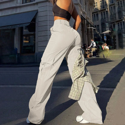 High-Rise Street Cargo Trousers