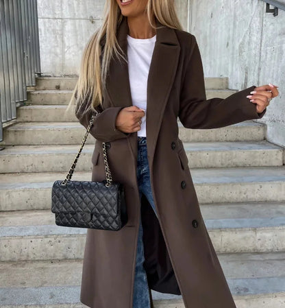 Longline Belted Trench Coat