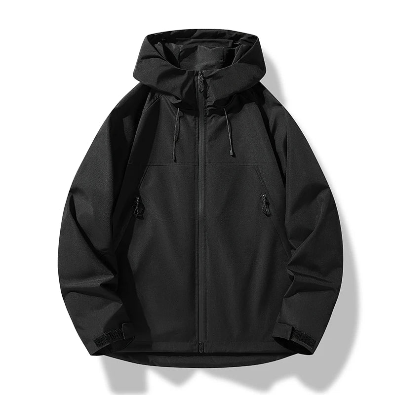 Men's Hooded Weather-Resistant Shell Jacket