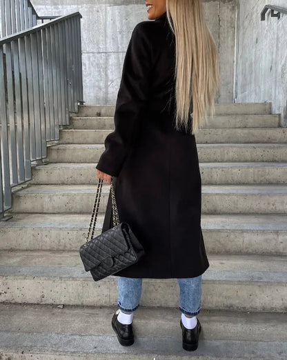 Longline Belted Trench Coat