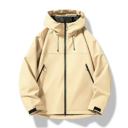 Men's Hooded Weather-Resistant Shell Jacket