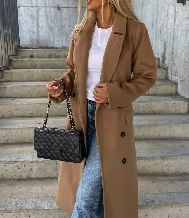 Longline Belted Trench Coat