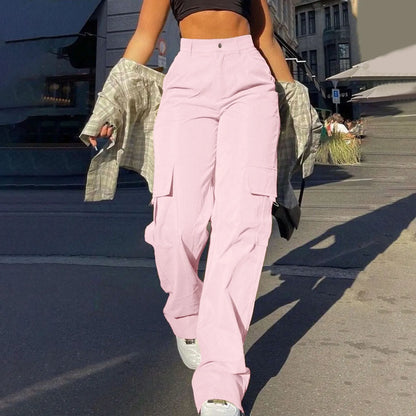 High-Rise Street Cargo Trousers