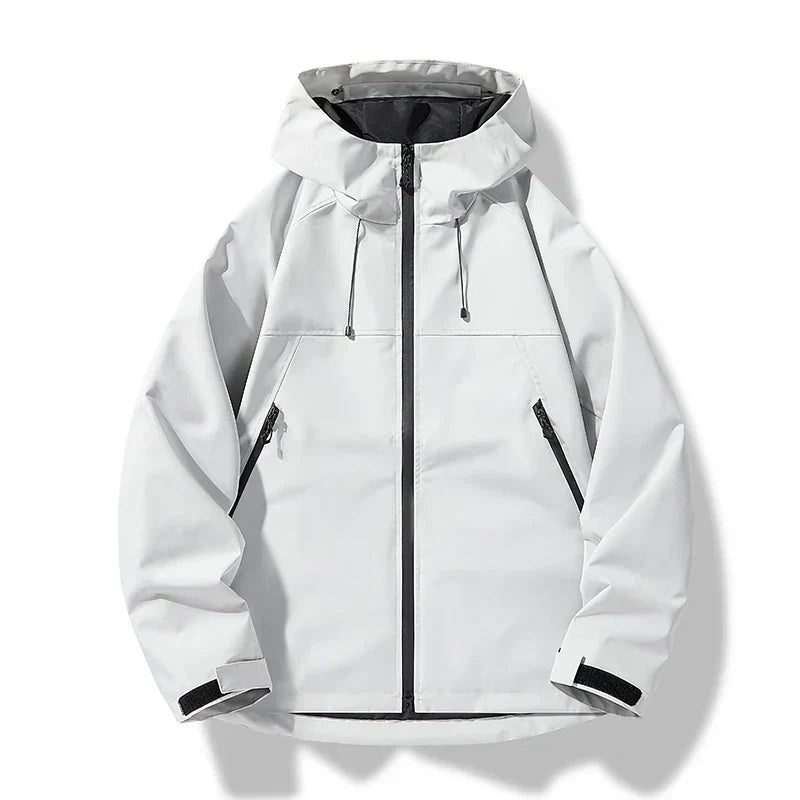 Men's Hooded Weather-Resistant Shell Jacket