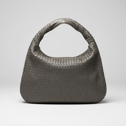 Intrecciato Woven Shoulder Tote