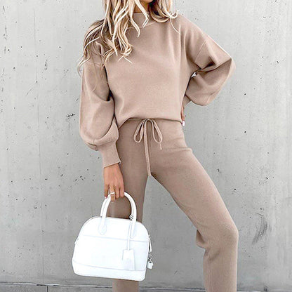 Relaxed Two-Piece Casual Loungewear Set