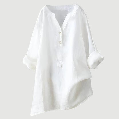 Women's Classic Button-Down Relaxed Shirt