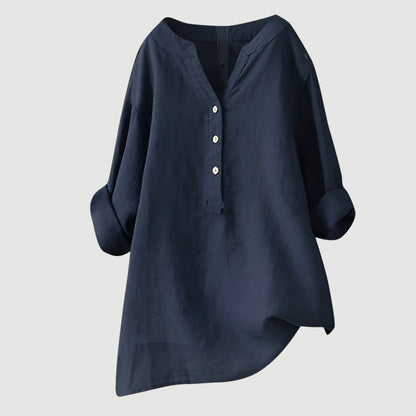 Women's Classic Button-Down Relaxed Shirt