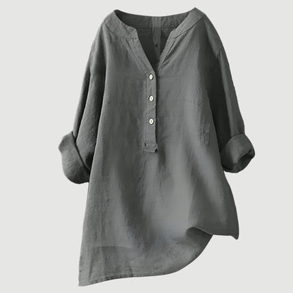 Women's Classic Button-Down Relaxed Shirt