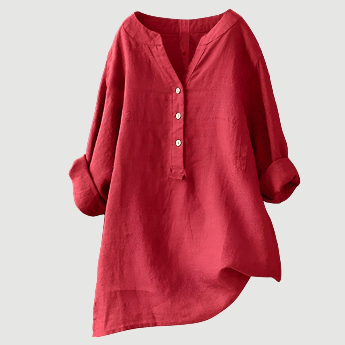 Women's Classic Button-Down Relaxed Shirt