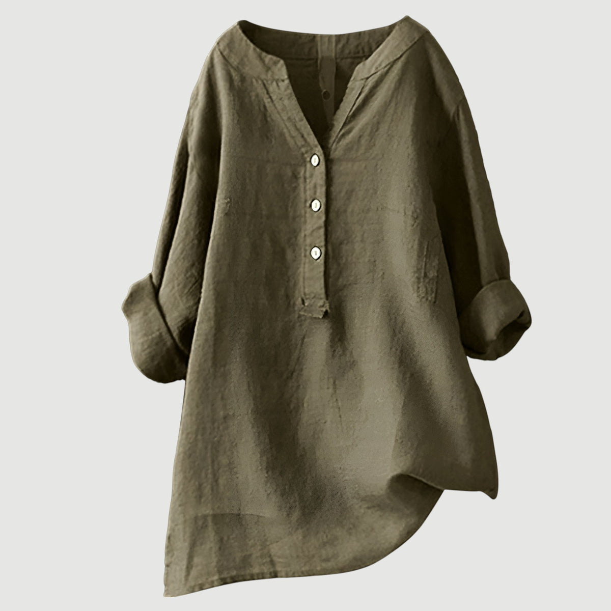 Women's Classic Button-Down Relaxed Shirt