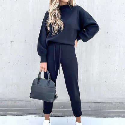 Relaxed Two-Piece Casual Loungewear Set