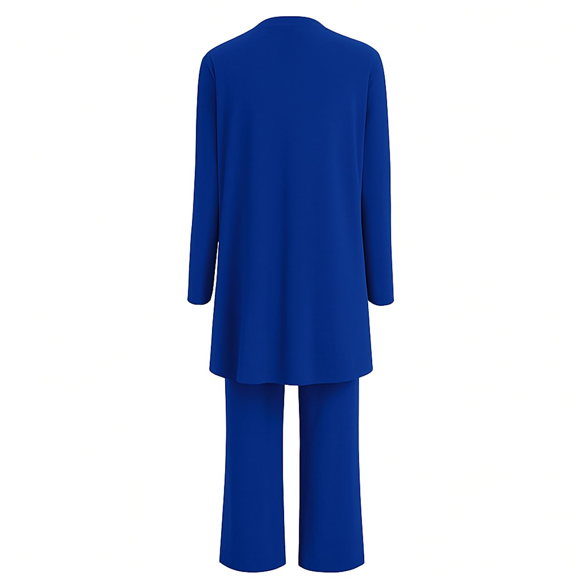 Women's 3-Piece Set: Duster Cardigan, Scoop Top and Culottes