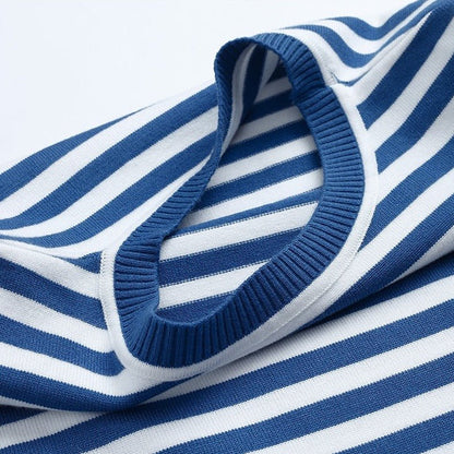 Women's Relaxed Long Sleeve Striped Tee