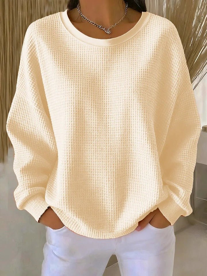 Women's Slouchy Textured Knit Jumper