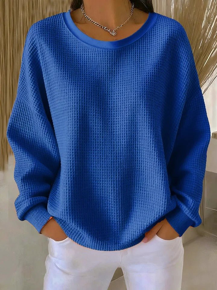 Women's Slouchy Textured Knit Jumper