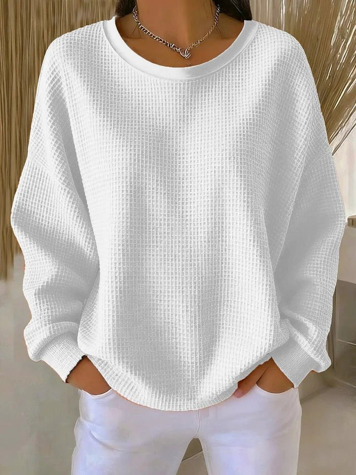 Women's Slouchy Textured Knit Jumper
