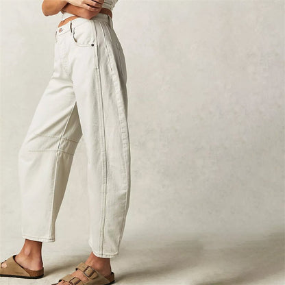 Women's High-Rise Barrel Leg Jeans