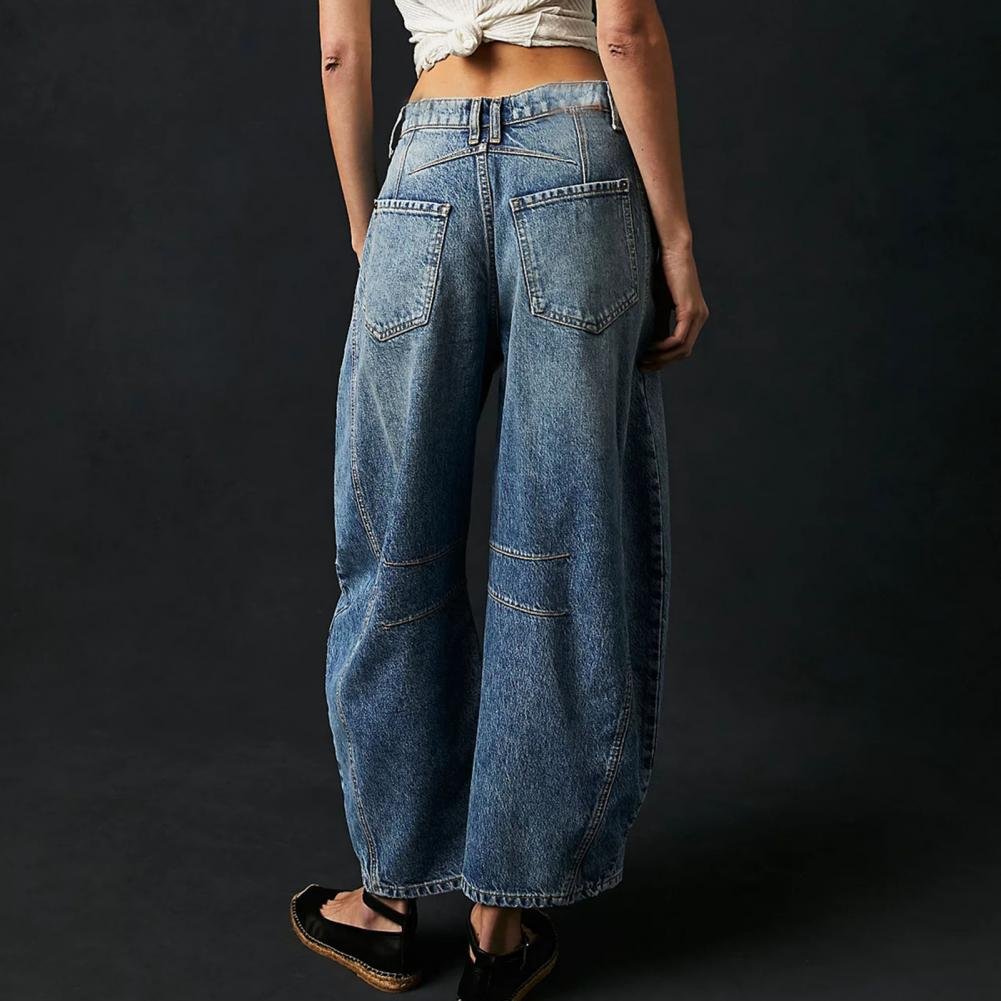 Women's High-Rise Barrel Leg Jeans