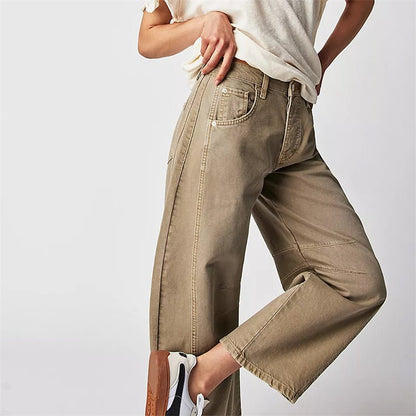 Women's High-Rise Barrel Leg Jeans